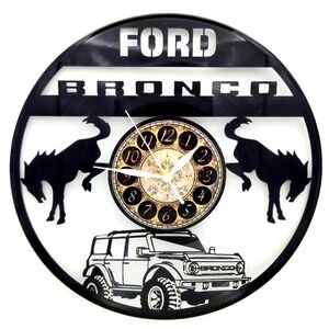 FORD BRONCO vinyl record clock
